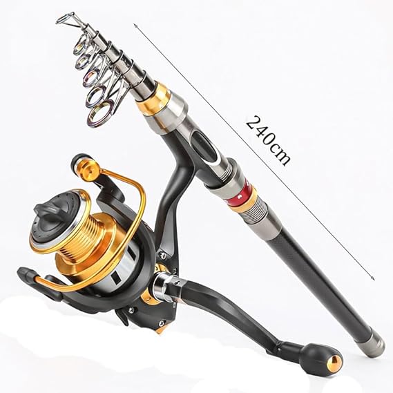 🎣 Telescopic Portable Travel Fishing Rod | Lightweight, Compact, & Easy to Carry for Fishing Adventures 🌊🎒