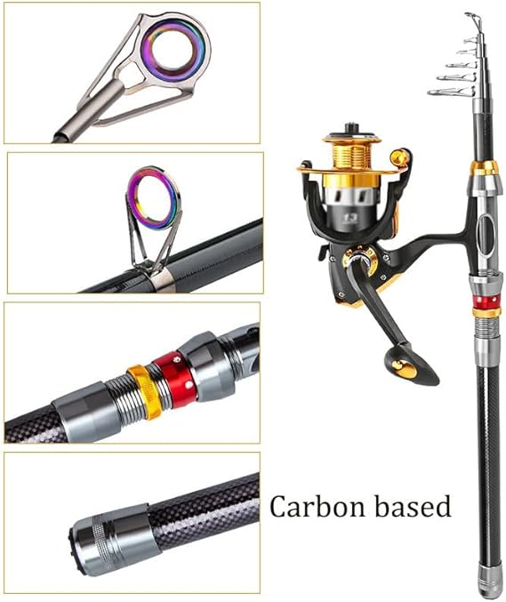 🎣 Telescopic Portable Travel Fishing Rod | Lightweight, Compact, & Easy to Carry for Fishing Adventures 🌊🎒