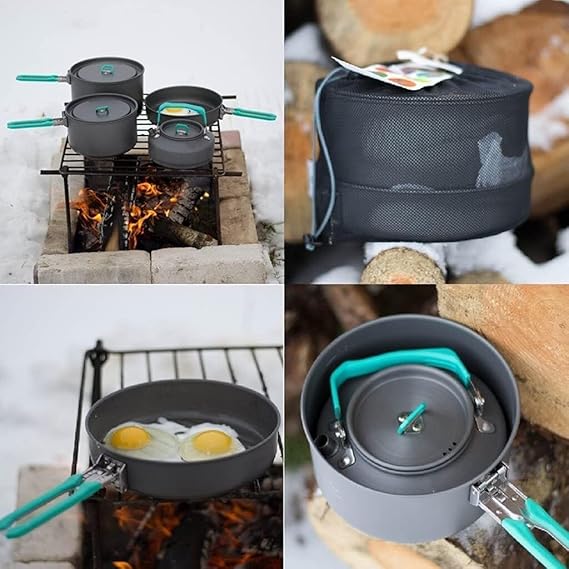 🍽️ Ultimate Camping Utensils & Tableware Set | Compact & Durable for Outdoor Adventures 🏕️🔥