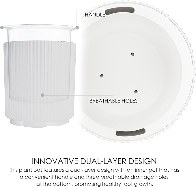 🌿 Elegant Raised Garden Planter with Reservoir | Perfect for Your Outdoor Oasis 🏡🌸