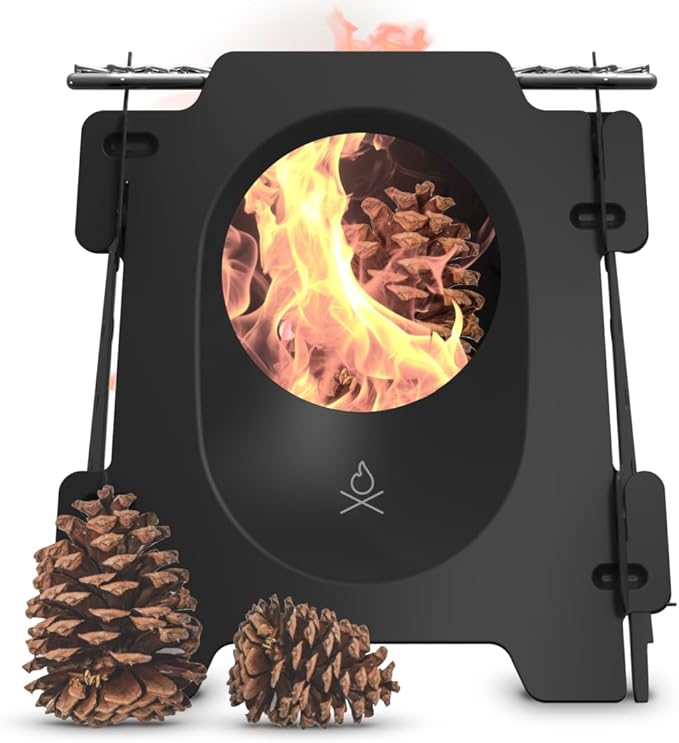 🔥 Portable Wood-Burning Stove | Compact & Efficient for Camping & Outdoor Adventures 🌲🍃