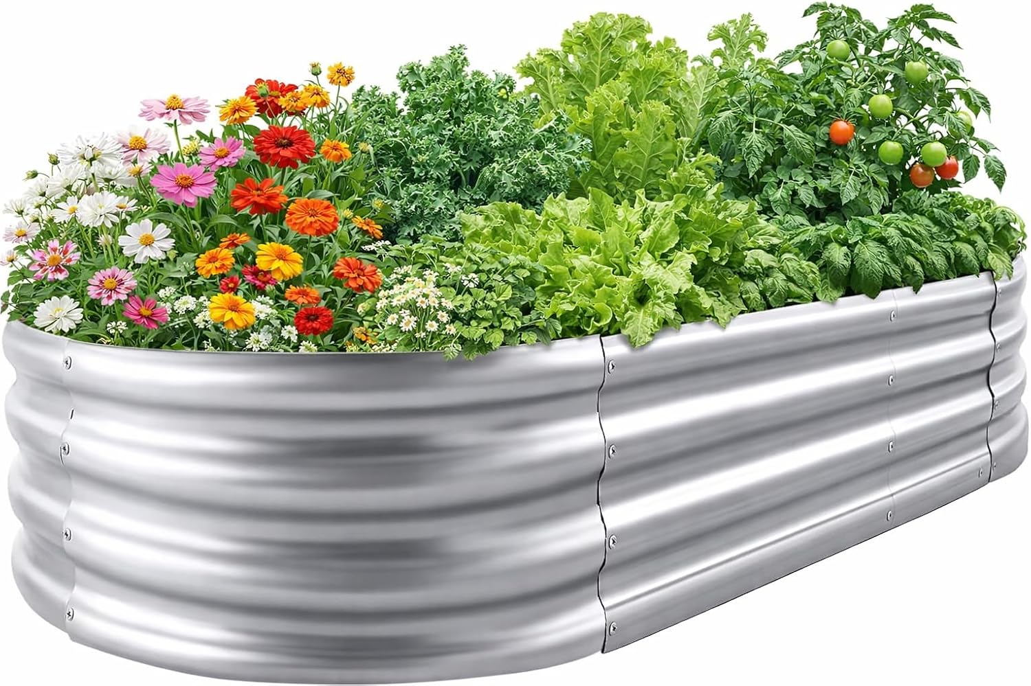 🌿 Galvanized Raised Garden Bed | Durable, Easy-to-Install Planter for Outdoor Gardening 🌼🍅