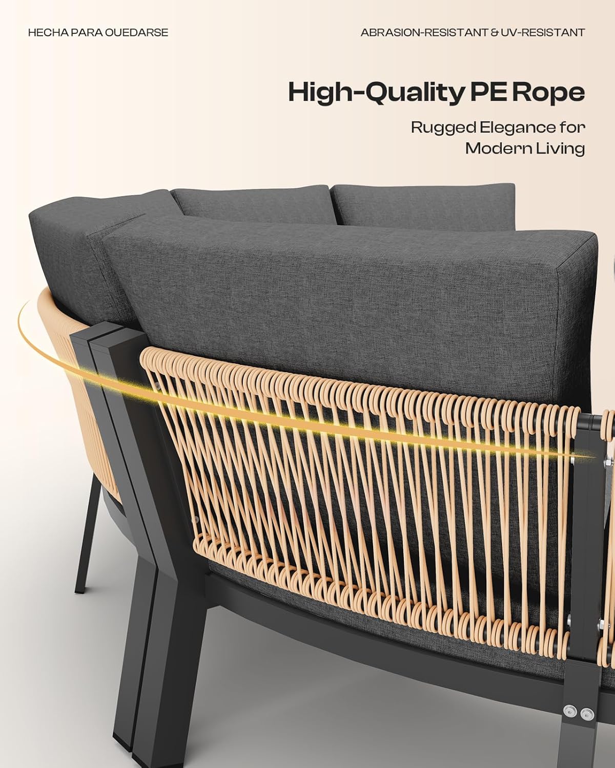 🌟 All-Weather Outdoor Sectional Sofa Set | Stylish, Durable, and Comfortable for Your Backyard Retreat 🌞💺