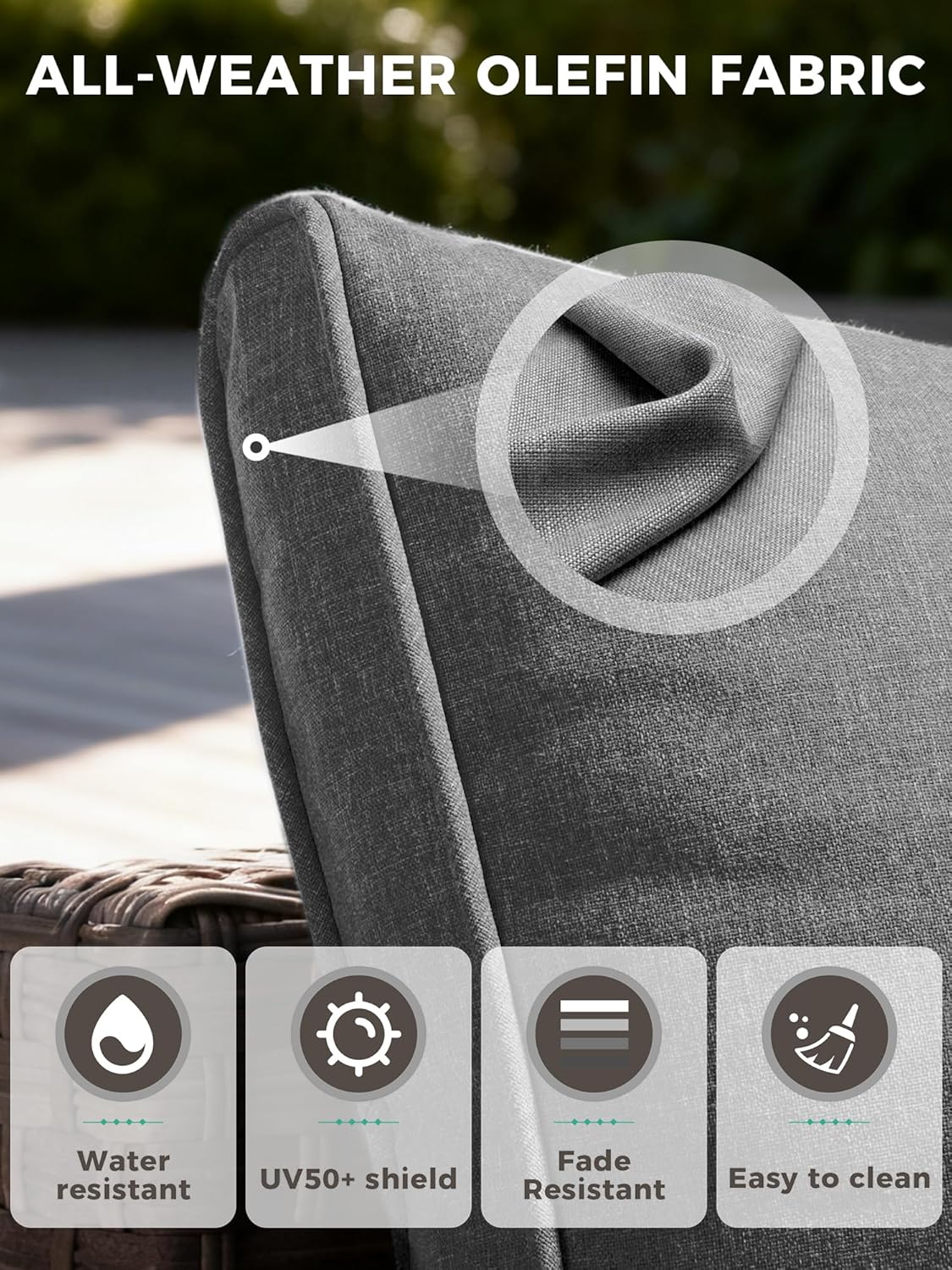 🌞 Cozy Outdoor Sectional Sofa | Comfortable All-Weather Patio Furniture Set for Stylish Conversations 🛋️🌿