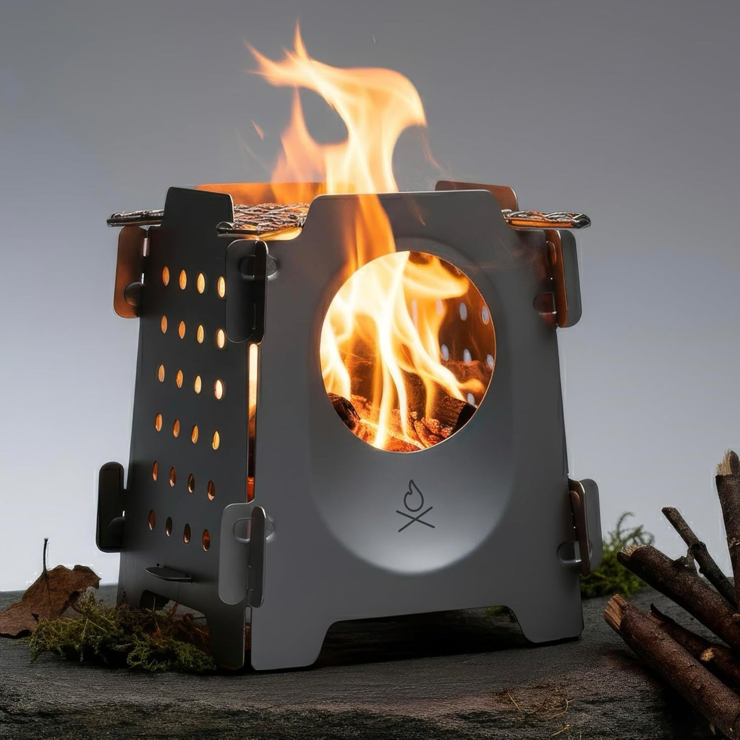 🔥 Portable Wood-Burning Stove | Compact & Efficient for Camping & Outdoor Adventures 🌲🍃