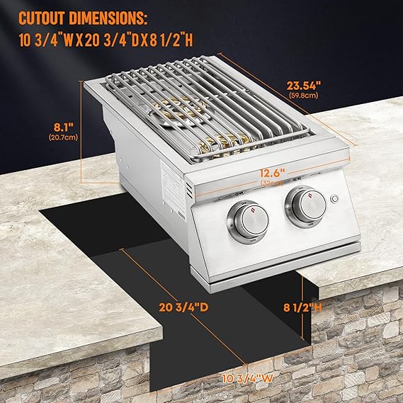 🔥 Portable Propane Grilling Burner | Compact & Powerful Outdoor BBQ Stove for Camping 🍖🌲